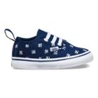 Vans Toddlers Mlb Authentic V Elastic Lace (new York/yankees/navy)