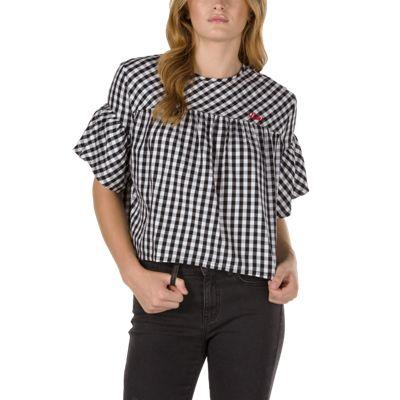 Vans Gingham Top (black Gingham)