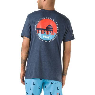 Vans 2018 Vuso Pier Short Sleeve T-shirt (navy Heather)