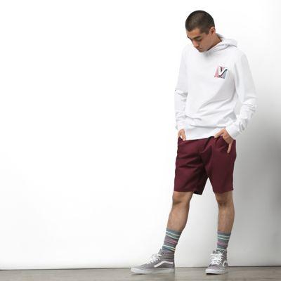 Vans Van Doren Long Sleeve Hooded T-shirt (white)