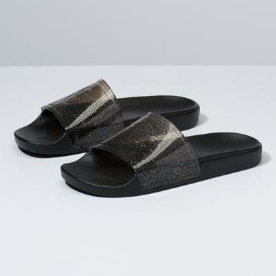 Vans Glitter Zoe Slide-on (black)