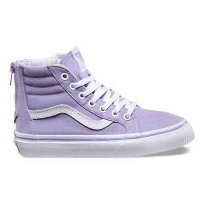 Vans Kids Sk8-hi Zip (lavender/true White)