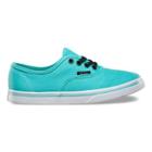 Vans Kids Glitter Eyelets Authentic Lo Pro (aqua Sky/true White)