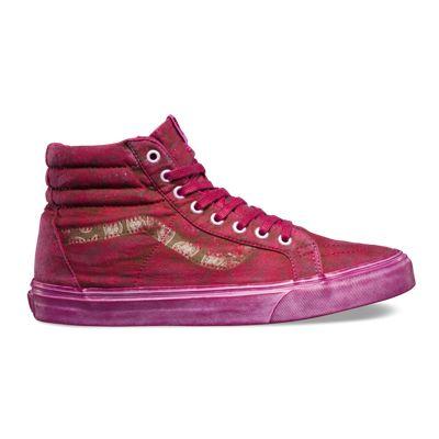 Vans Sk8-hi Reissue (overwash Paisley Red)