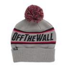 Vans Off The Wall Pom Beanie (frost Grey)