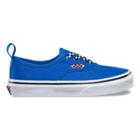 Vans Kids Check Lace Authentic Elastic Lace (victoria Blue/true White)