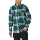Vans Box Flannel Shirt (evergreen/grey Heather)