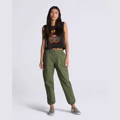 Vans Jodie Twill Cargo Pant (four Leaf Clover)