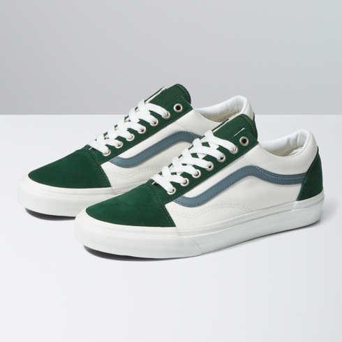 Vans Old Skool (varsity Canvas Blue/green)
