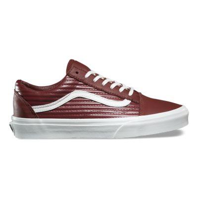 Vans Moto Leather Ua Old Skool (madder Brown/blanc De Blanc)