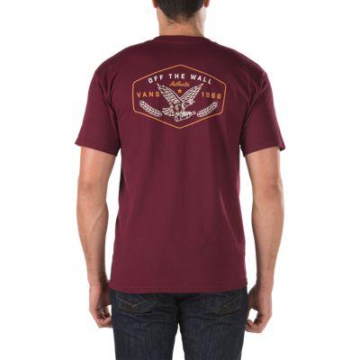 Vans Mens Shoes Skate Shoes Mens Shoes Mens Sandals Scavenger T-shirt (burgundy)