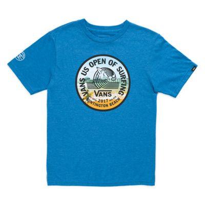 Vans Boys 2017 Vuso Lock Up Fill T-shirt (royal Heather)