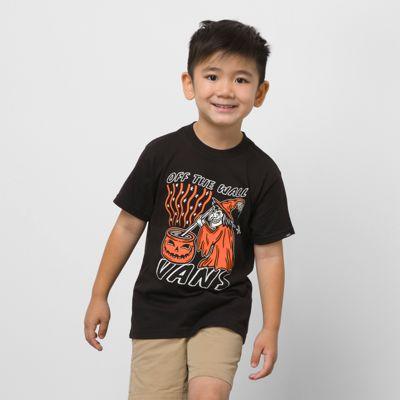Vans Little Kids Glow Pumpkin T-shirt (black)