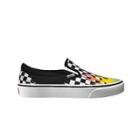 Vans Customs Flame Checkerboard Slip-on Shoes