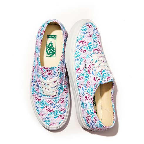 Vans Customs Recycled Materials Mountains Authentic (customs)