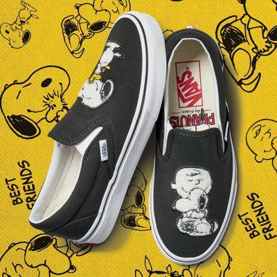 Vans X Peanuts Slip-on (best Friends/true White)