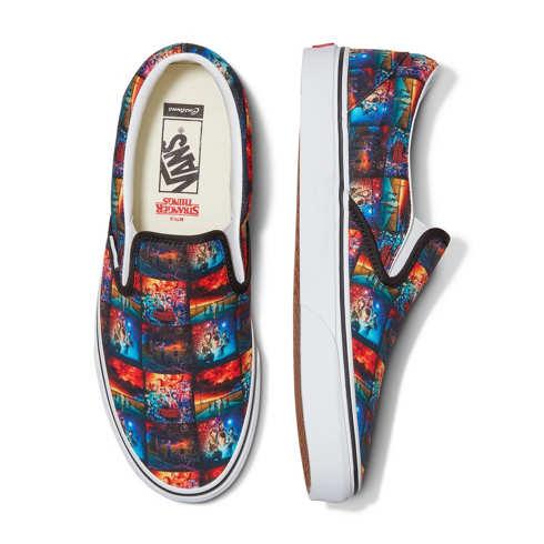 Vans X Stranger Things Customs Poster Art Slip-on (customs)