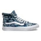 Vans Indigo Tropical Sk8-hi Slim Zip (blue/true White)