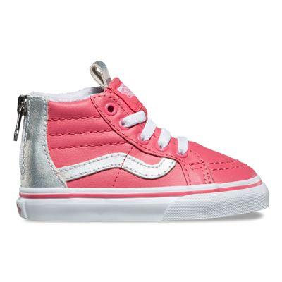 Vans Toddler Sk8-hi Zip Mte (metallic True White Desert Rose)