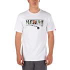 Vans Mauka Fill T-shirt (white-black Decay Palm)