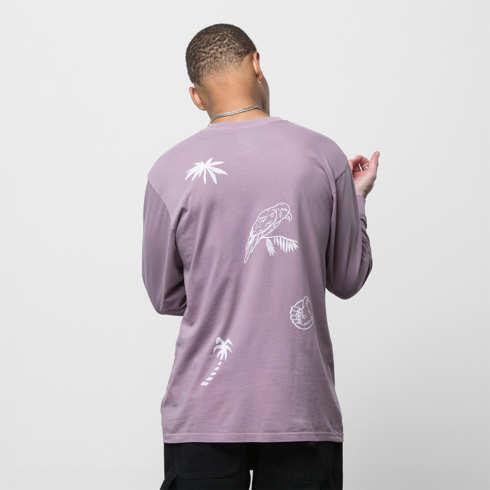 Vans Thumbs Up Long Sleeve T-shirt (elderberry)
