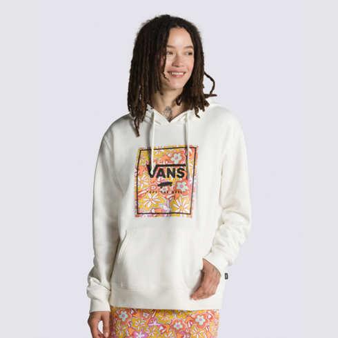 Vans Resort Floral Box Pullover Hoodie (marshmallow)