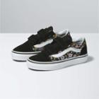 Vans Kids Fun Floral Old Skool V Shoe (black/true White)