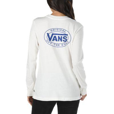 Vans Junction Long Sleeve Boyfriend T-shirt (marshmallow)