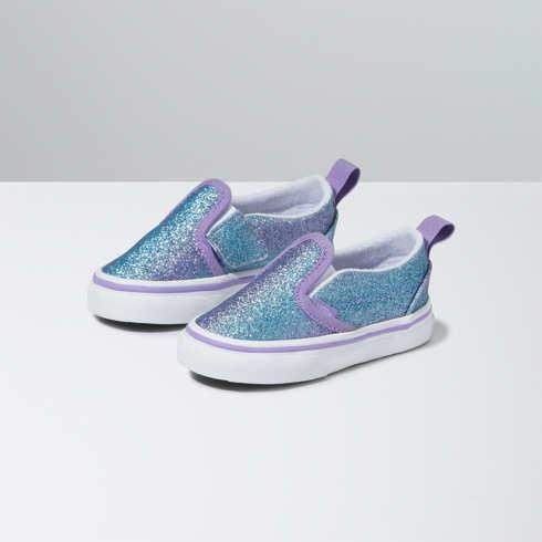 Vans Toddler Ombre Glitter Slip-on V (multi/true White)