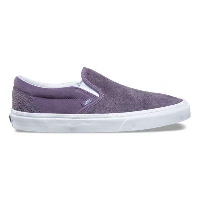 Vans Hairy Suede Slip-on (purple Sage)