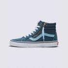 Vans Suede/canvas Sk8-hi Reissue Side Zip Shoe (blue/multi)