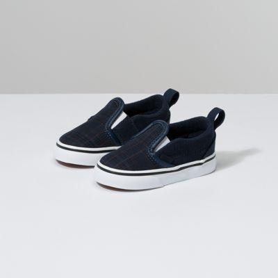 Vans Toddler Suiting Slip-on V (dress Blues/true White)
