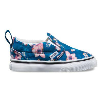 Vans Toddlers Blurred Floral Slip-on V (poseidon) Kids Shoes