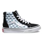Vans Kids Checkerboard Sk8-hi Zip (black/citadel)