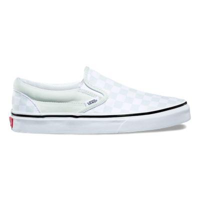 Vans Checkerboard Slip-on (blue Flower/true White)