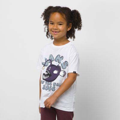 Vans Little Kids Angler Fish T-shirt (white)