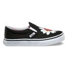 Vans Kids Flower Petals Slip-on (black/paradise Pink)