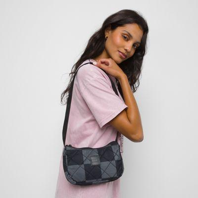 Vans Shorty Checkerboard Shoulder Bag (black/asphalt)