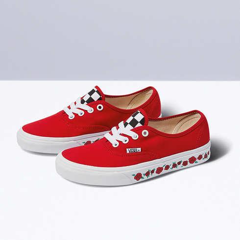 Vans Customs Roses Foxing Authentic (customs)