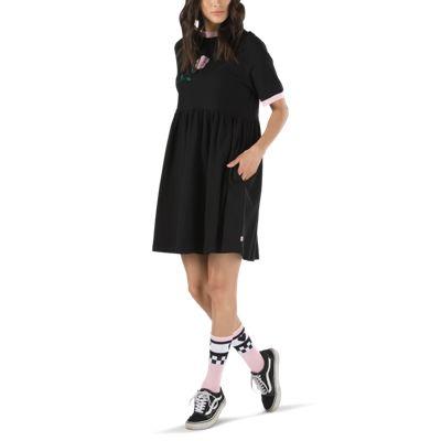 Vans X Lazy Oaf Bear Floral Dress (black)