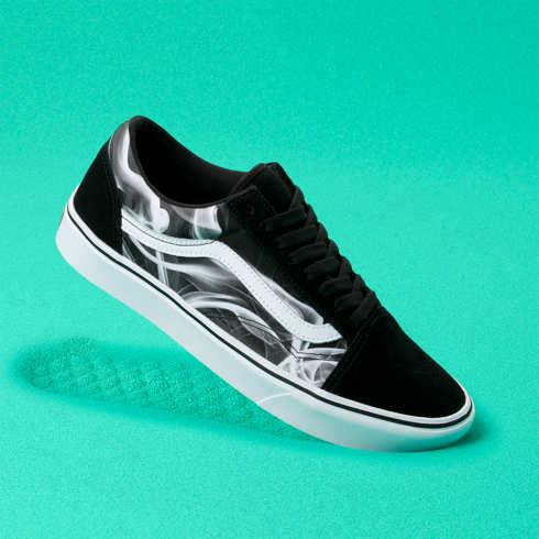Vans After Dark Comfycush Old Skool Shoe (black/white)