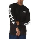 Vans Checkered Vee Long Sleeve T-shirt (black)