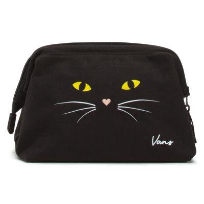 Vans Done Up Make Up Case (black Cat)