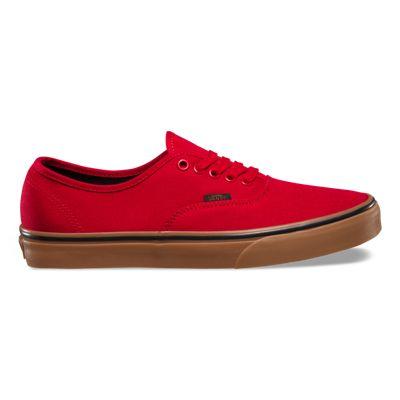 Vans Gum Authentic (racing Red/black)
