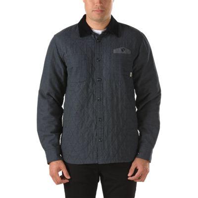 Vans Herondo Buttondown Shirt (pirate Black) Mens T-shirts