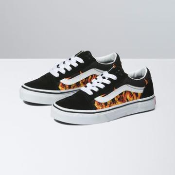 Vans Kids Digi Flame Old Skool (black)