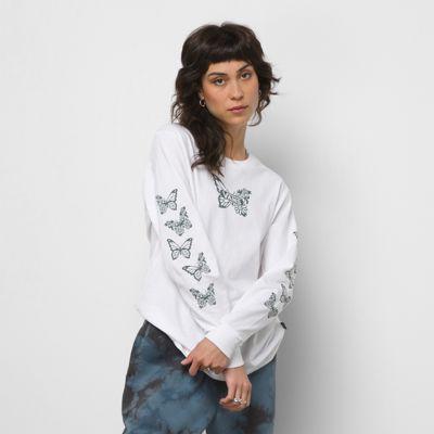 Vans Flicker Fly Long Sleeve Bff Tee (white)