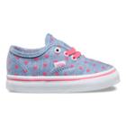Vans Toddler Chambray Hearts Authentic (blue/true White)
