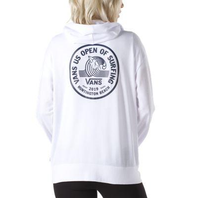 Vans Us Open Logo Zip Hoodie (white)