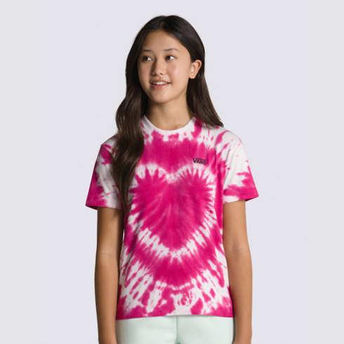 Vans Kids Abby Boxy Tee (pink)